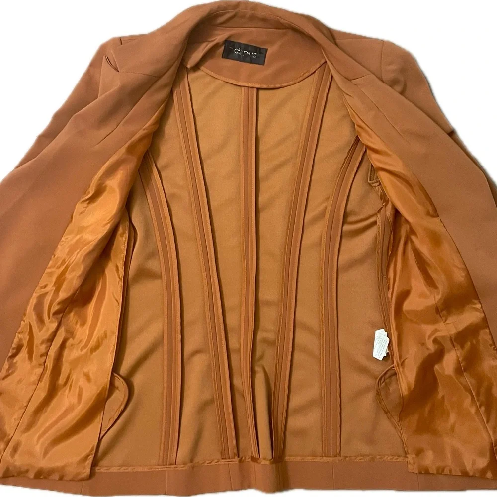 Orange brown jacket - Picture 3 of 6